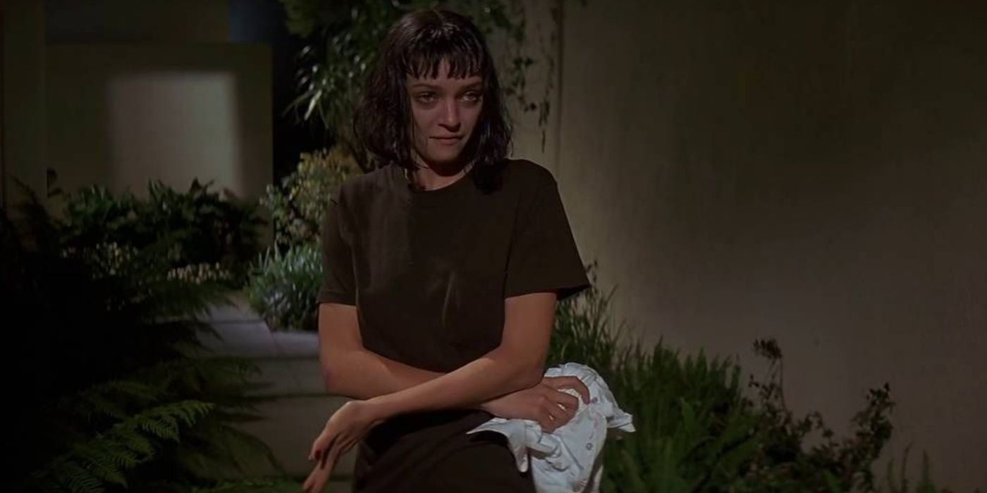 Mia Wallace going home in Pulp Fiction