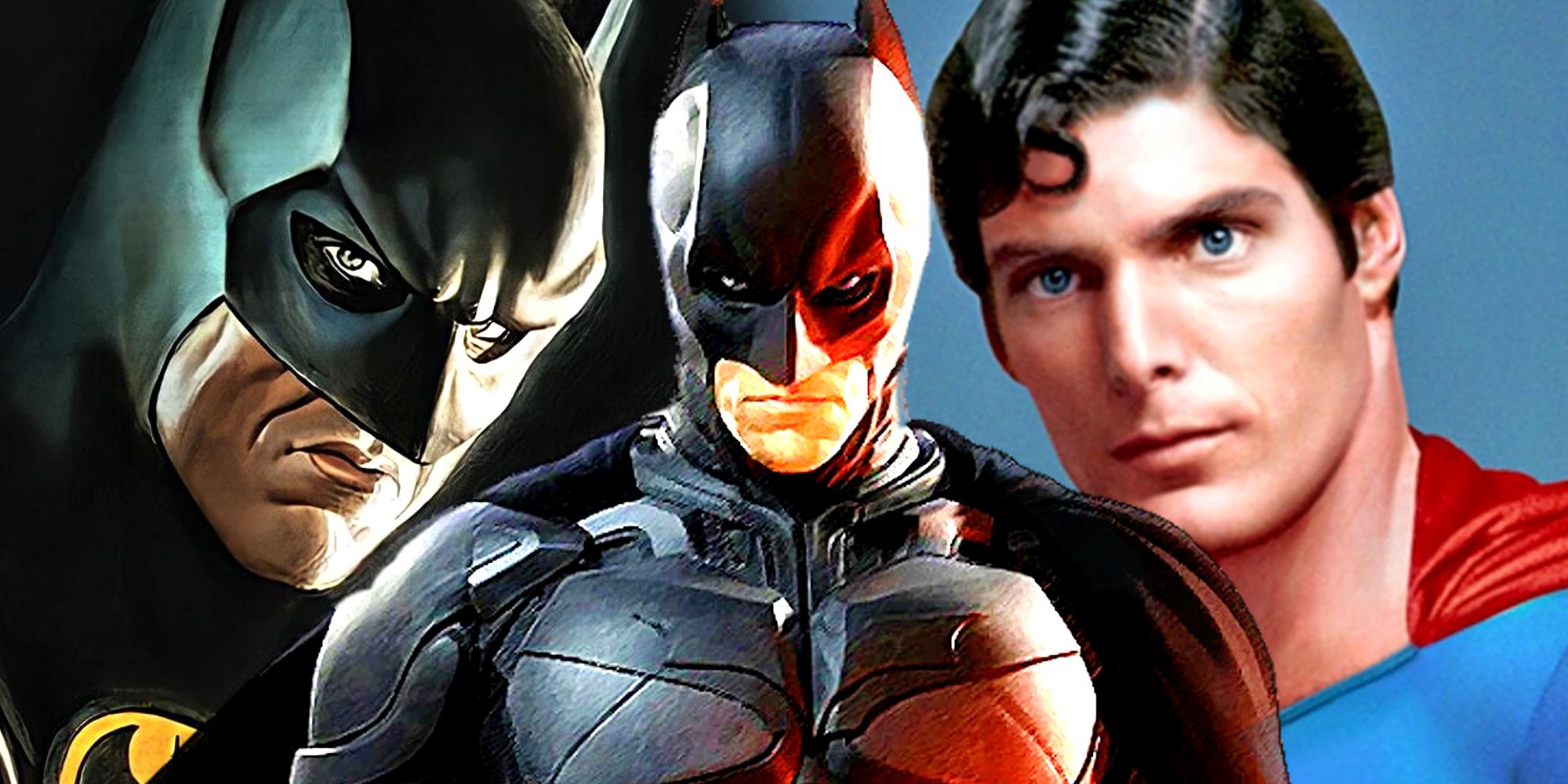Michael Keaton&rsquo;s Batman and Christopher Reeve&rsquo;s Superman vs The Dark Knight