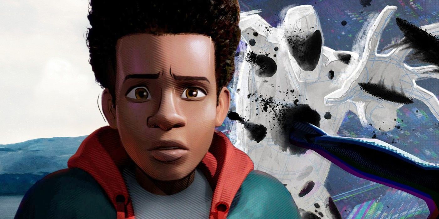 Miles Morales and Spot in Spider-Man Across the Spider-Verse