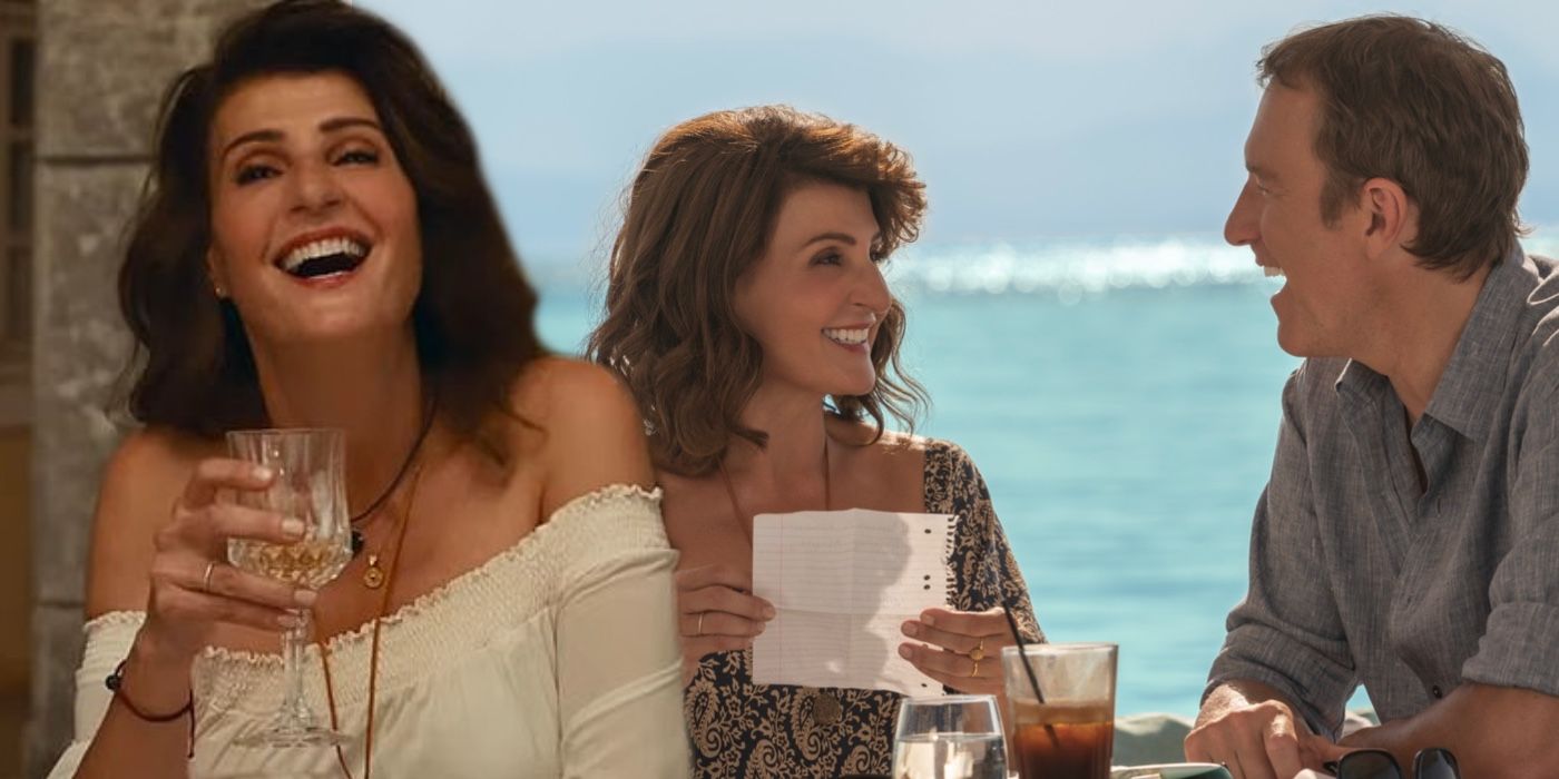 A composite image of Tula from My Big Fat Greek Wedding 3