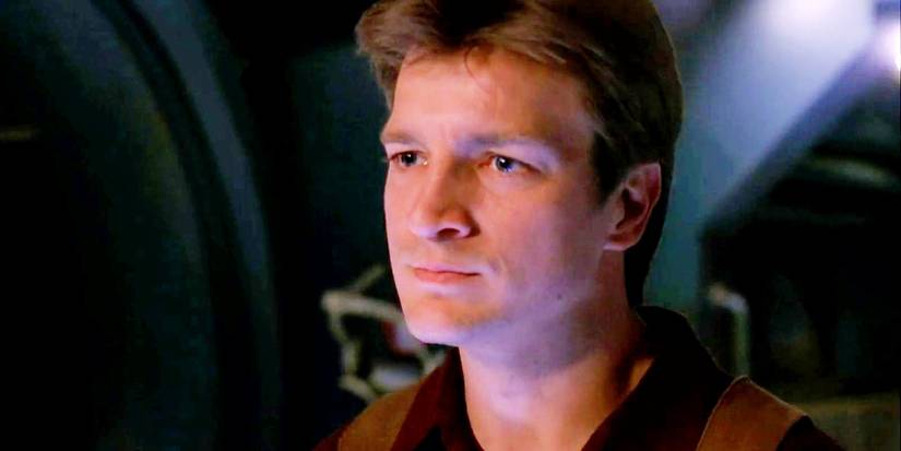 Nathan Fillion as Mal Reynolds in Firefly season 1 episode 1
