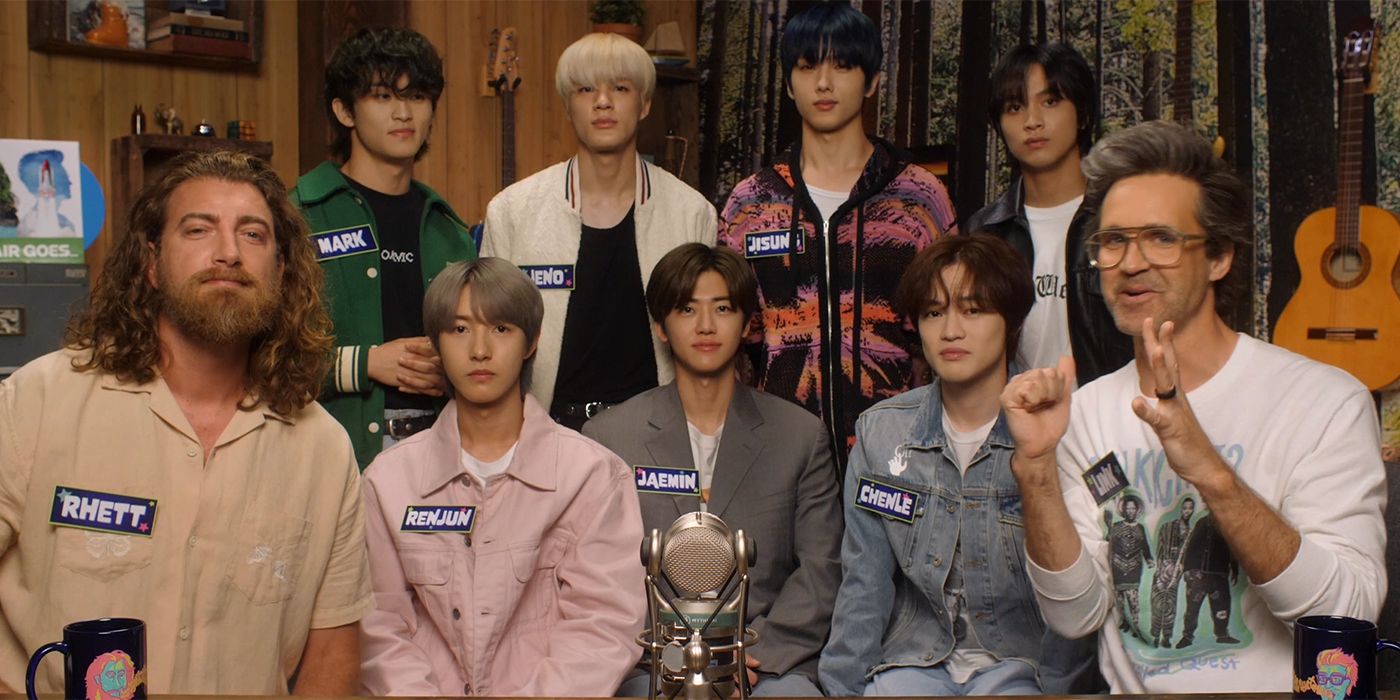 nct dream handshake with rhett & link