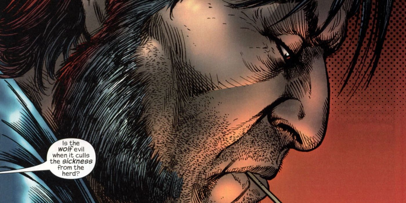Nightcrawler tells Logan it&rsquo;s okay to kill some people.