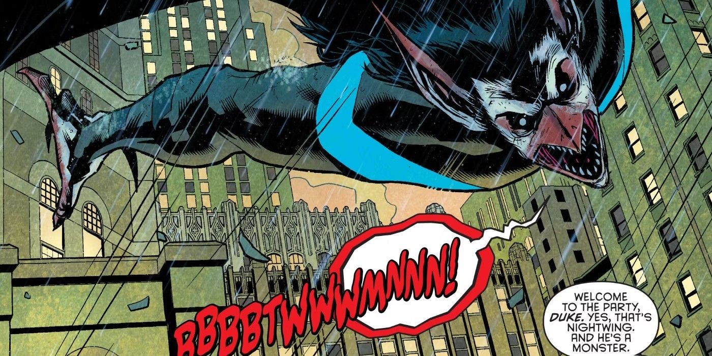 nightwing attacks batwoman