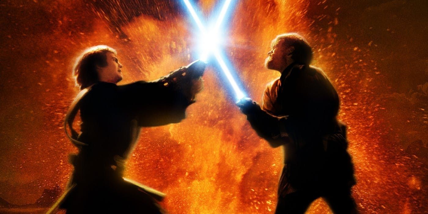 Obi-Wan vs Darth Vader.