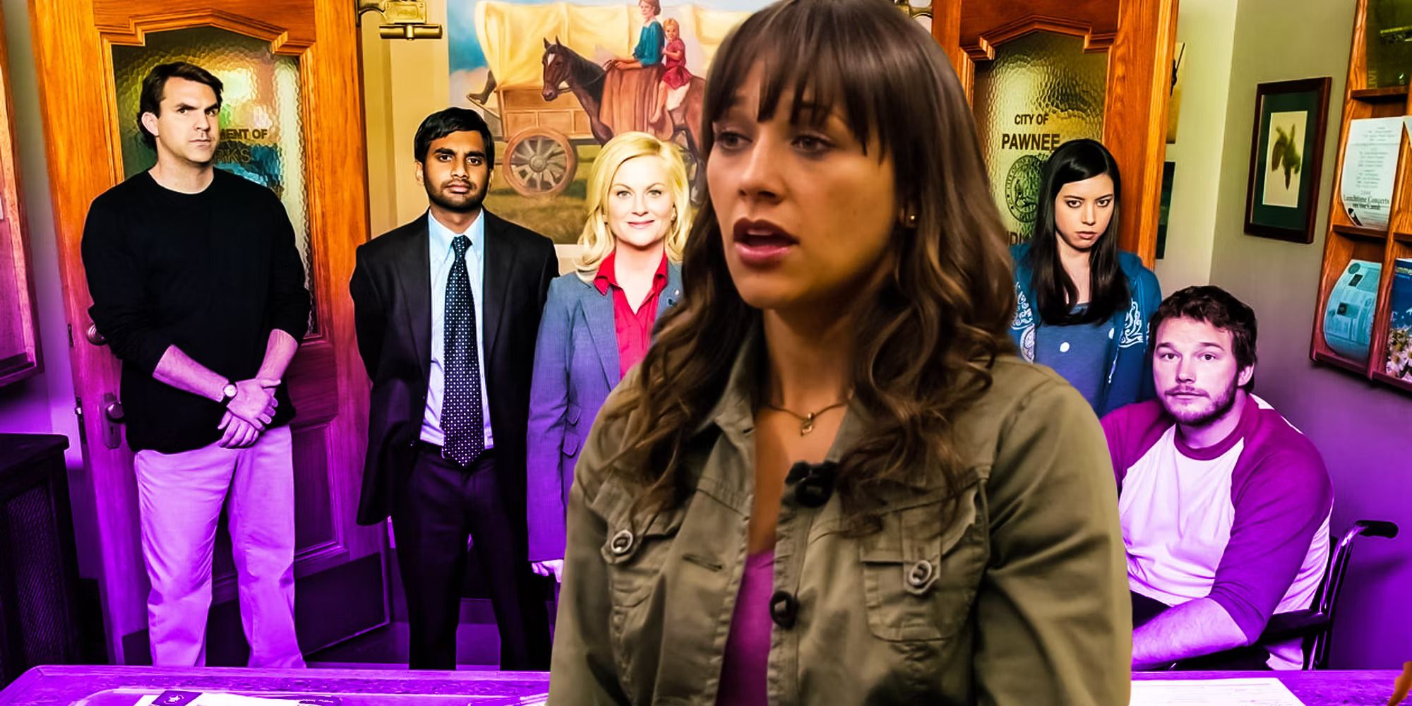 Parks and Rec Ann and crew