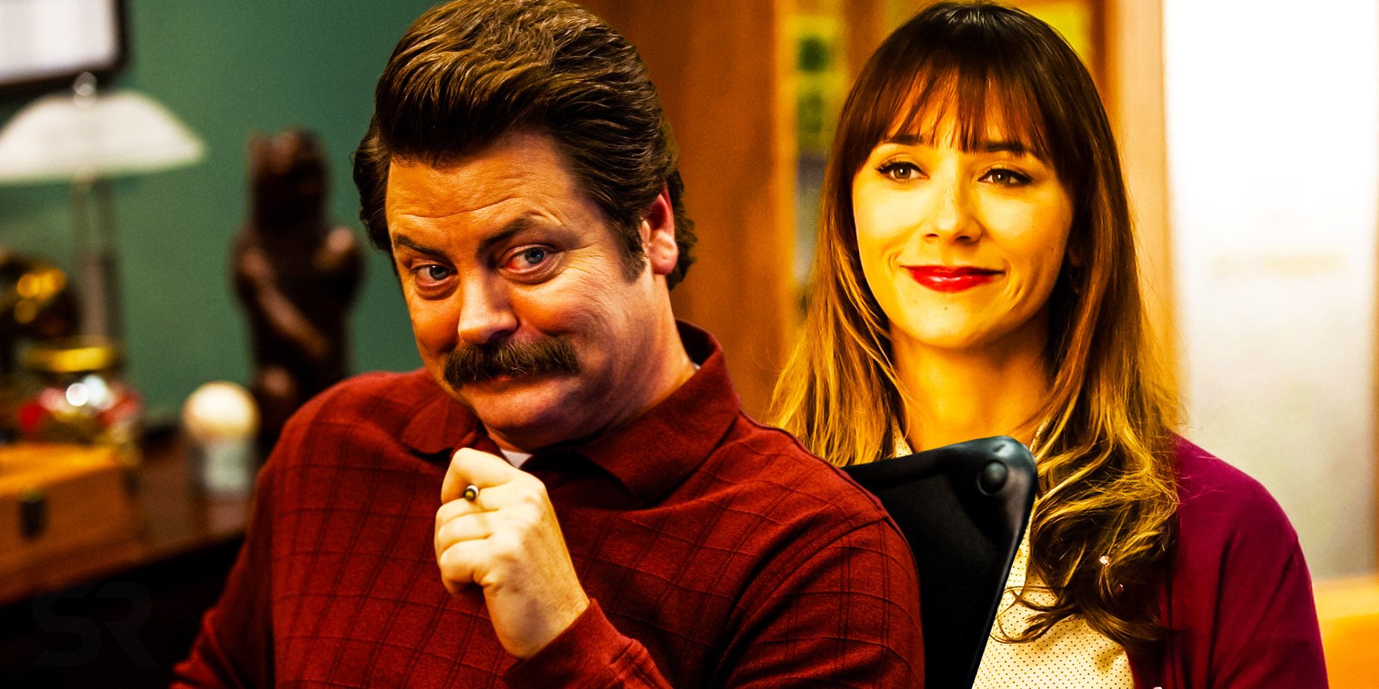 Parks and Rec Ron swanson nick offerman ann perkins