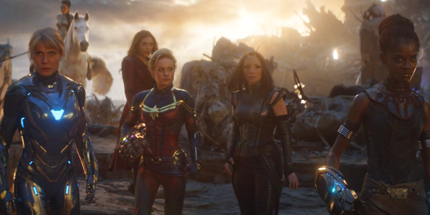 pepper potts valkyrie captain marvel mantis and shuri in avengers endgame