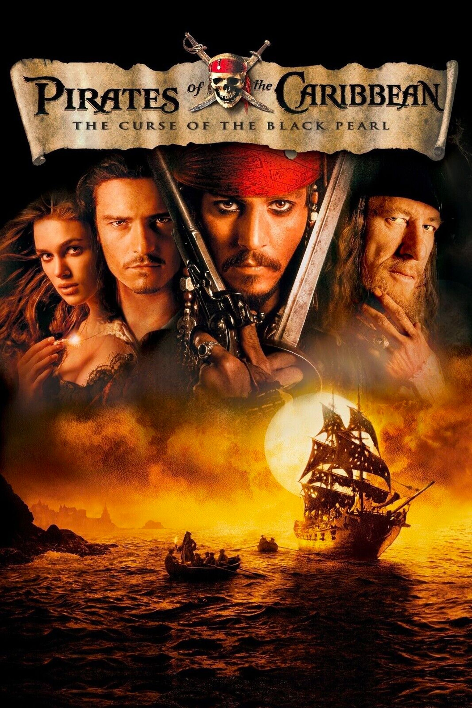 Pôster Piratas do Caribe A Maldição do Pérola Negra