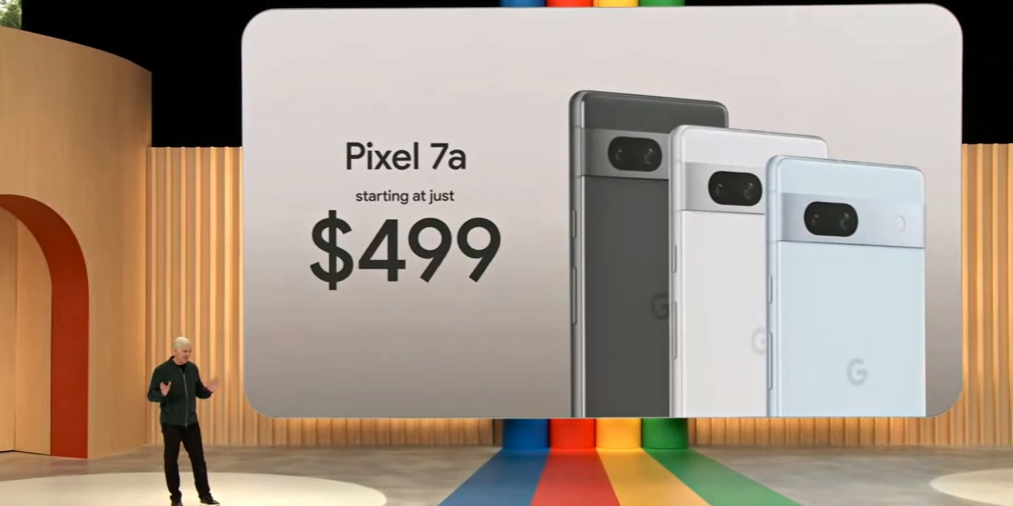 Pixel 7a revealed at the Google IO with price