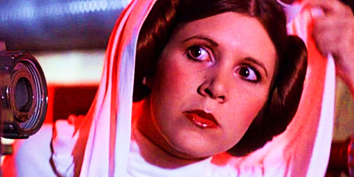 Princess Leia Organa in Star Wars A New Hope.