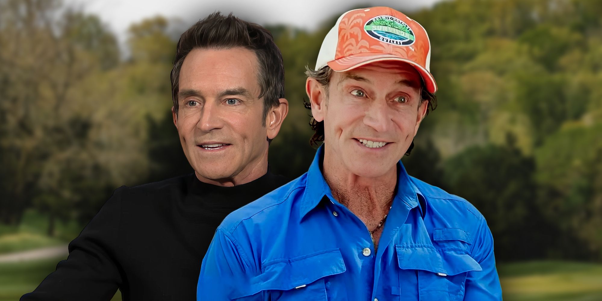 jeff probst survivor dual images smilng