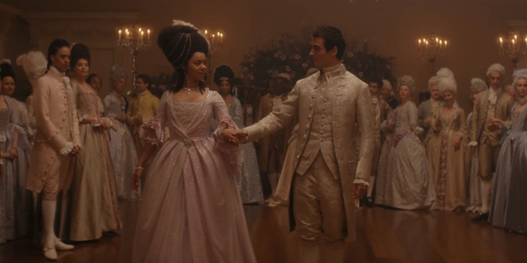 queen charlotte & king george at lady danbury's ball episode 3