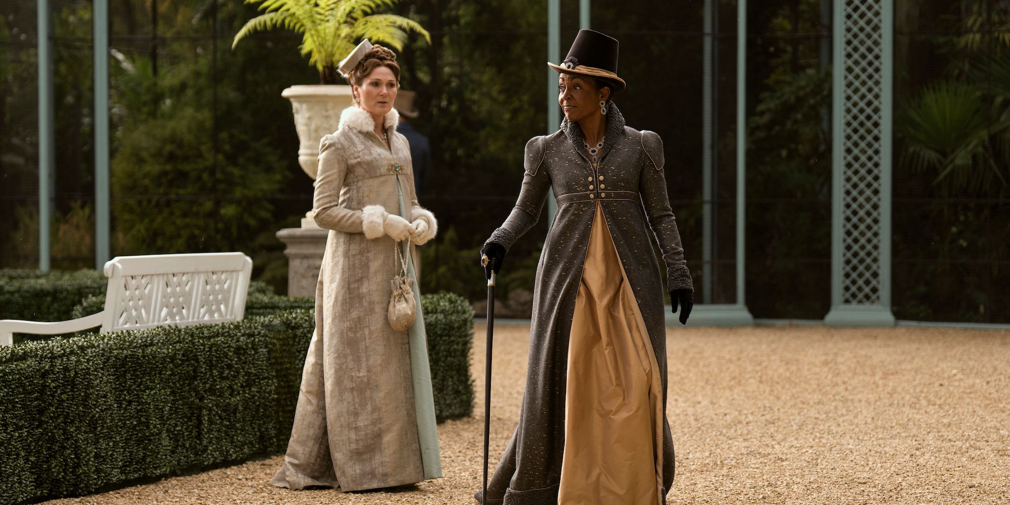 queen charlotte ruth gemmell and adjoa andoh