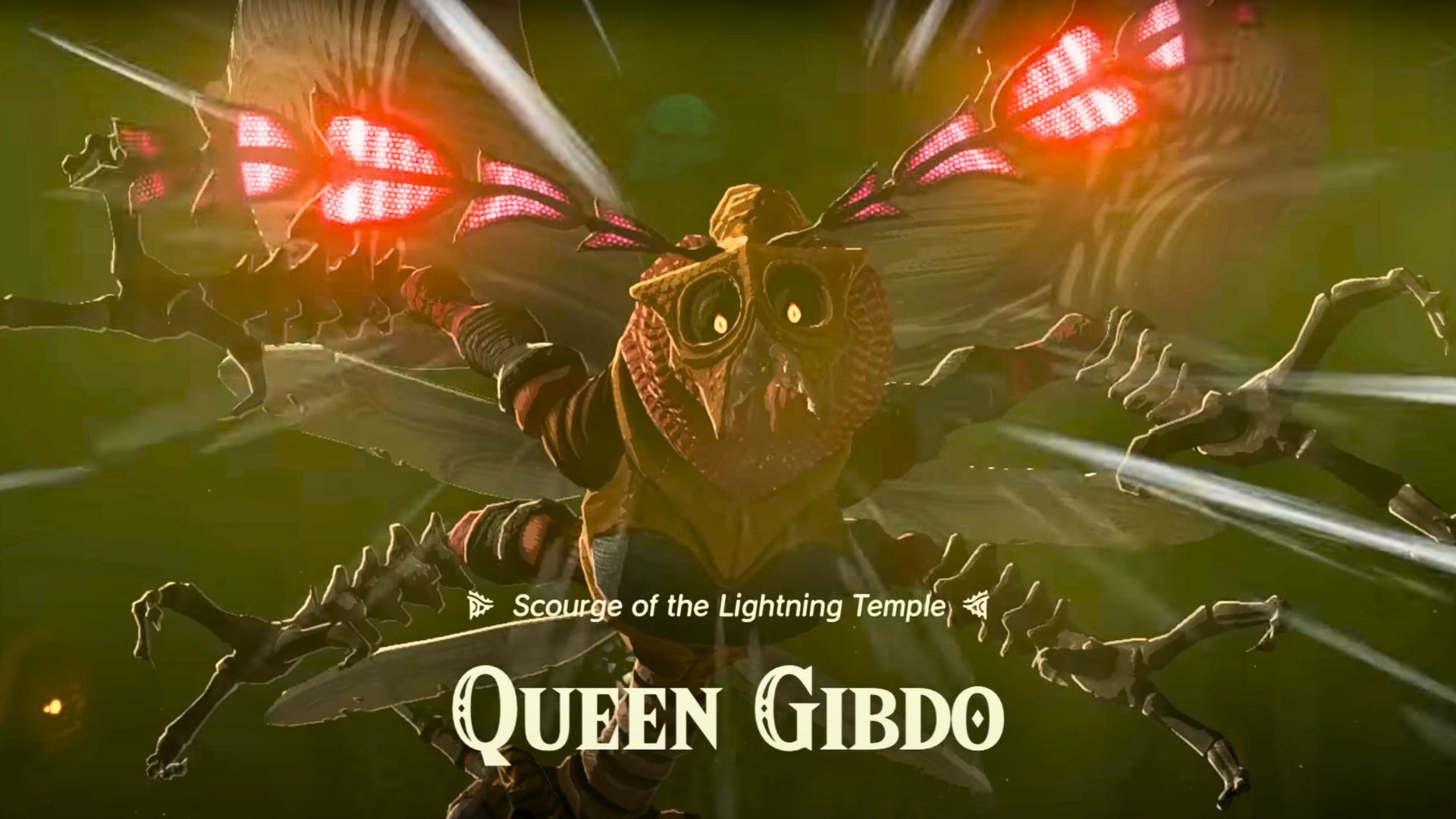 Queen Gibdo Lightning Temple Boss in Zelda TOTK