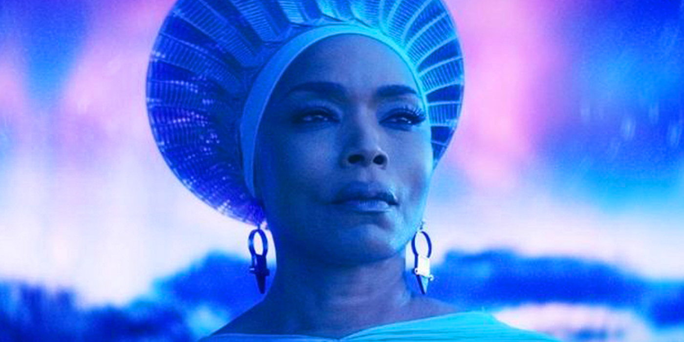 queen ramonda in the ancestral plane in black panther 2