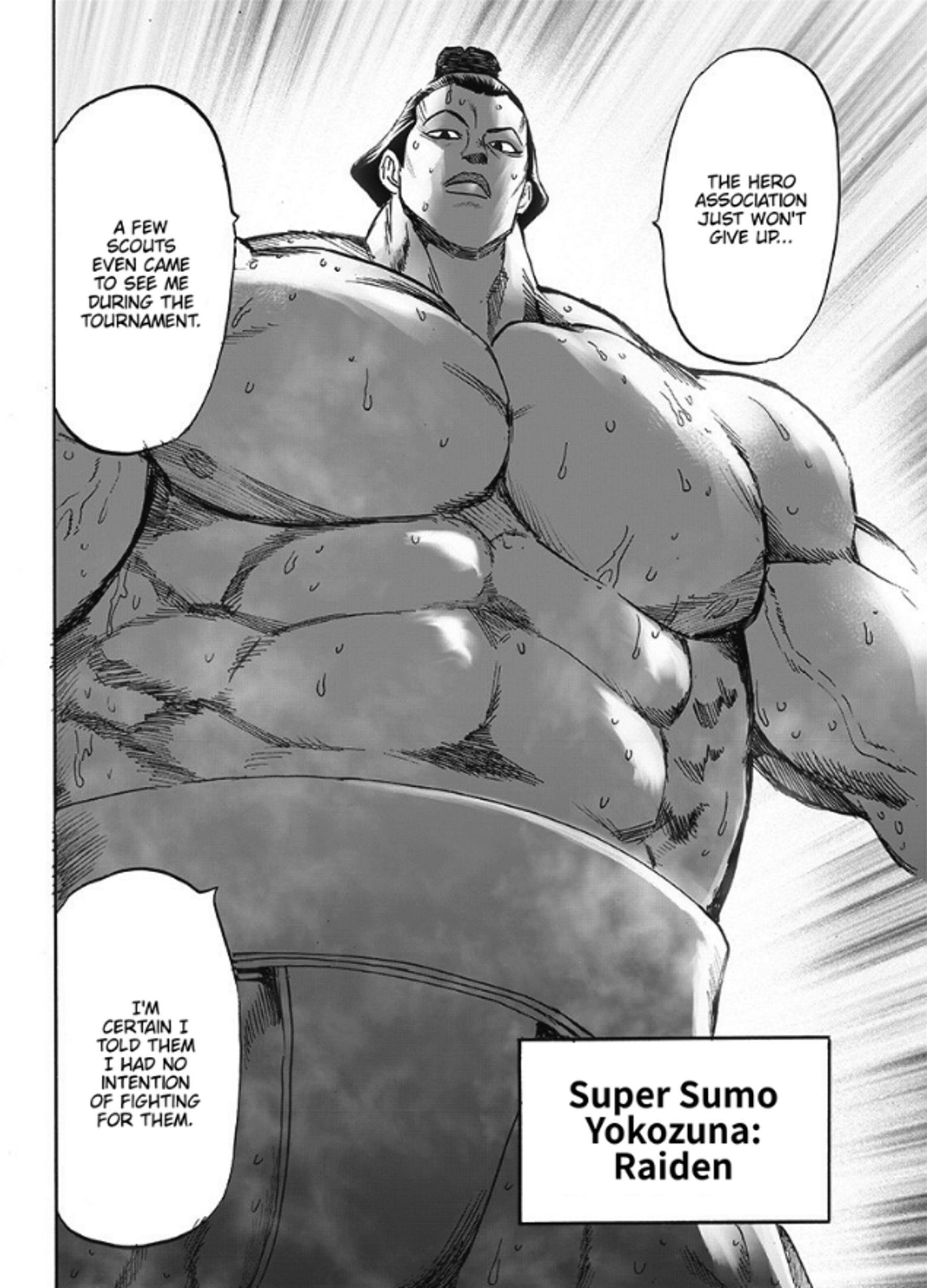 Raiden in One-Punch Man digital manga