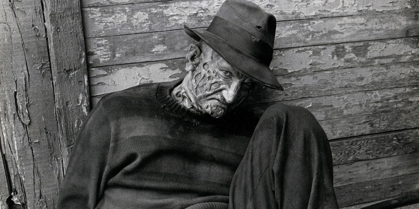 Robert Englund as Freddy Krueger BTS