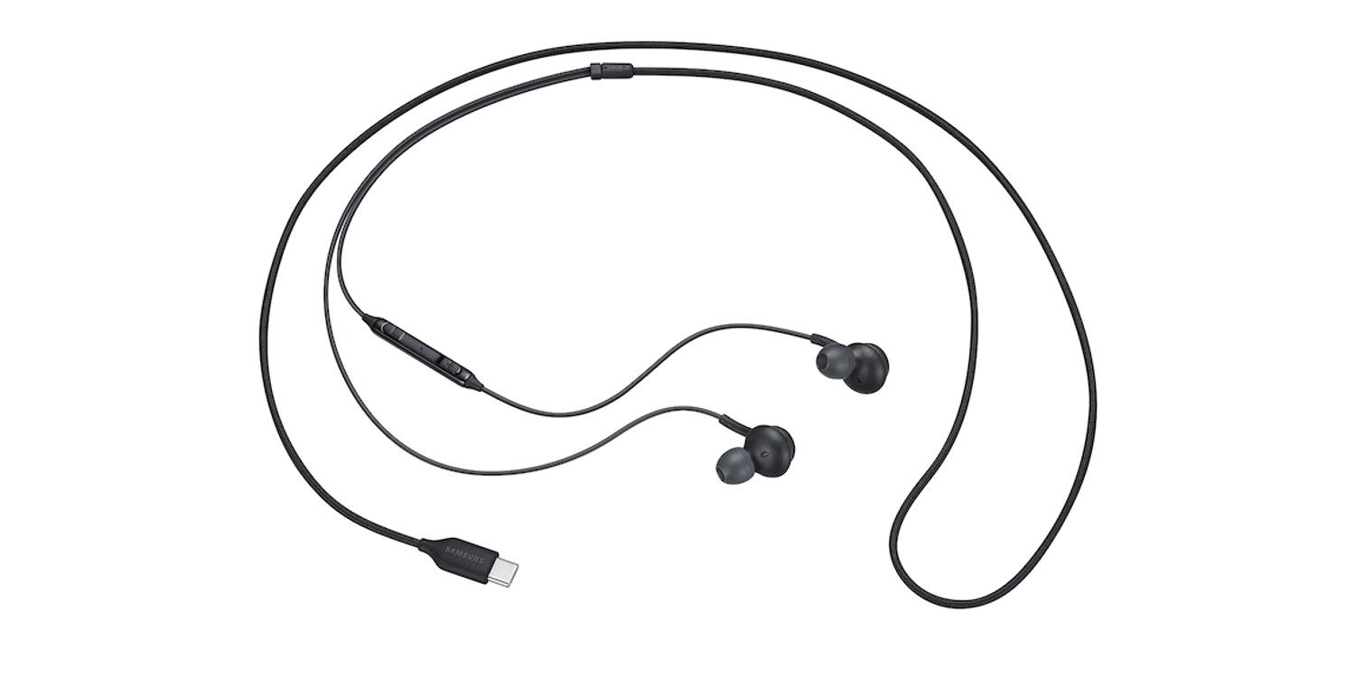 Samsung wired USB-C headphones in black