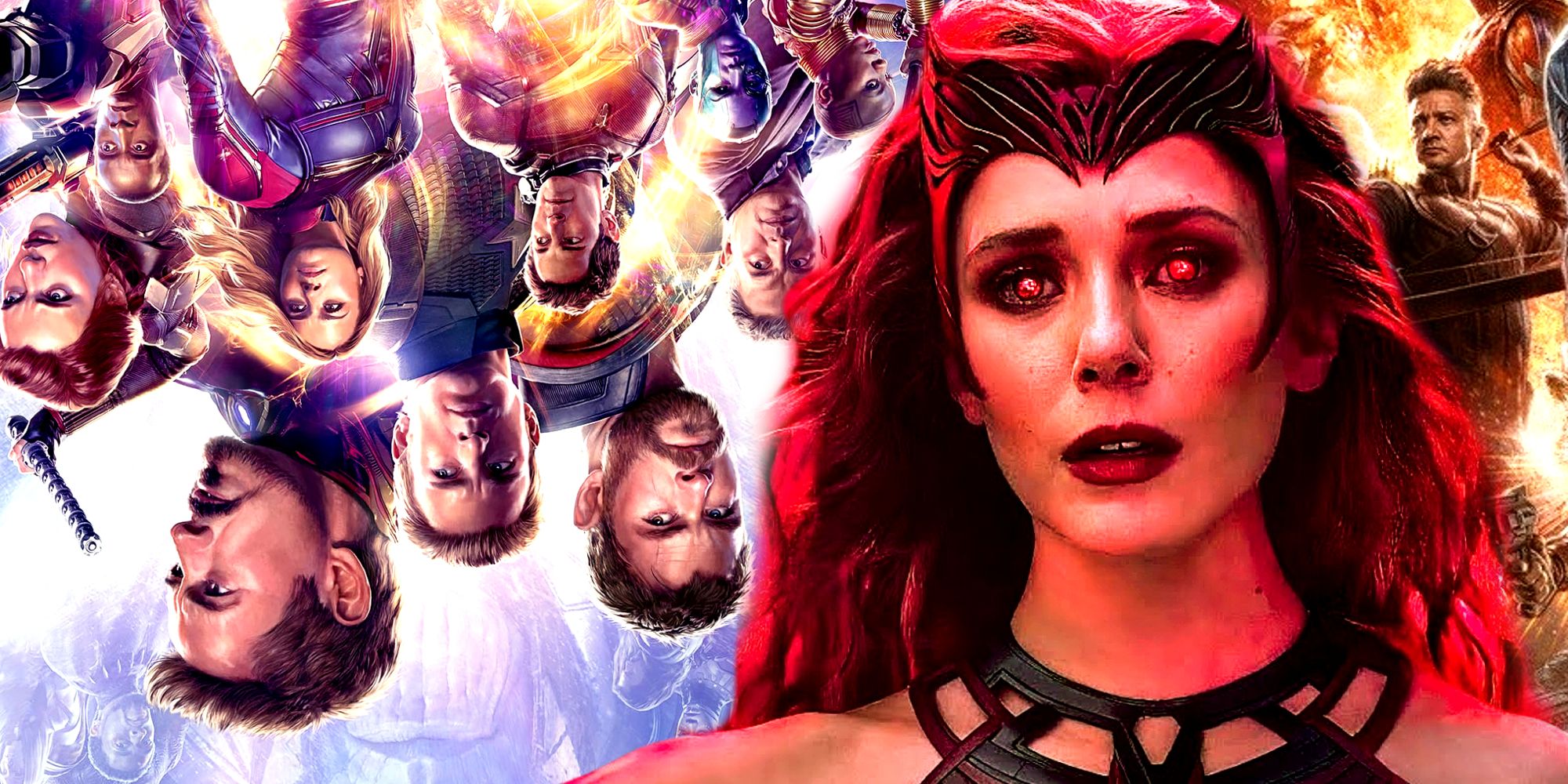 Scarlet Witch and the Avengers Upside Down