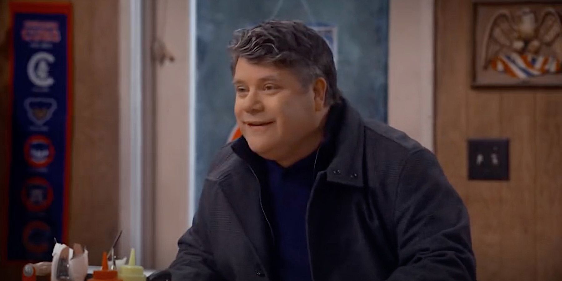 Sean Astin excitedly talking in The Conners season 5 episode 20