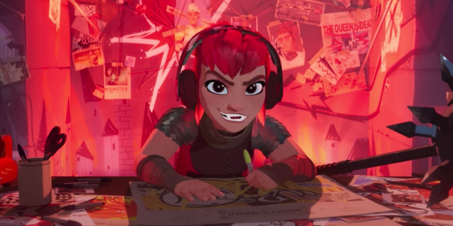 Nimona drawing her own story in Nimona trailer