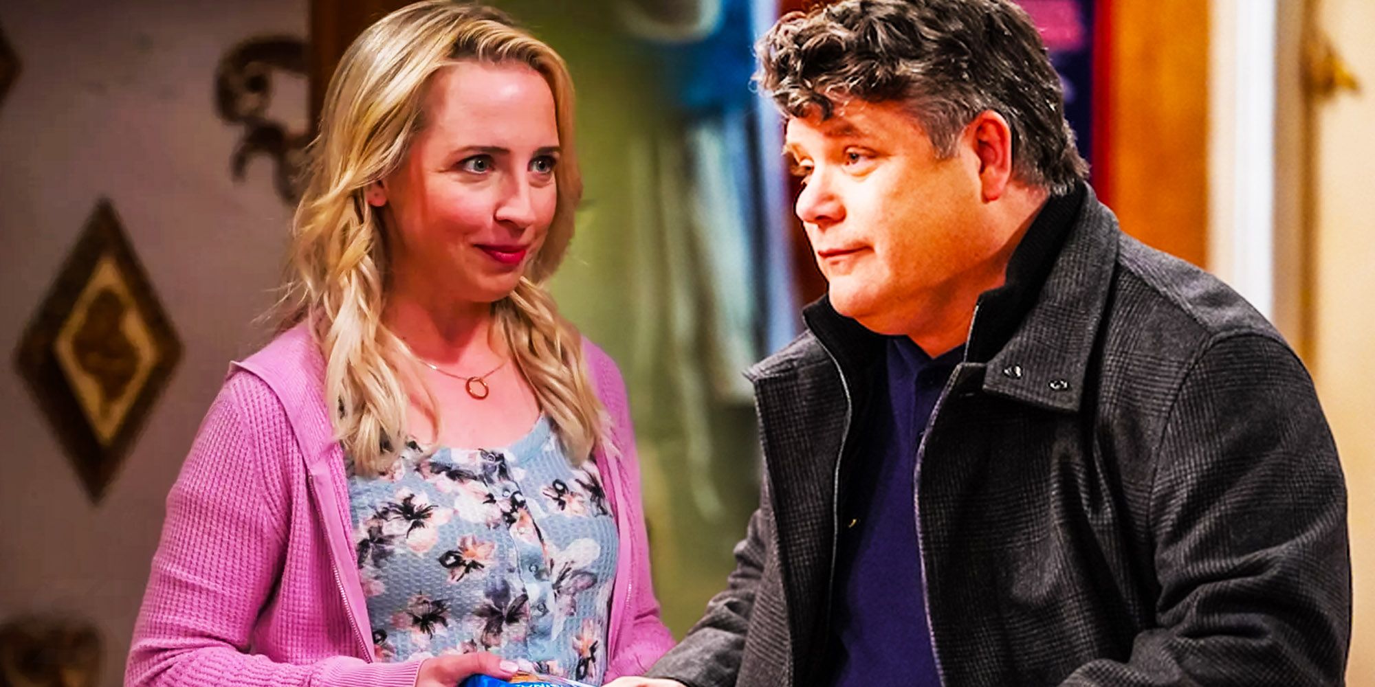 Custom image of Lcy Goranson's Becky and Sean Astin's Tyler on The Conners