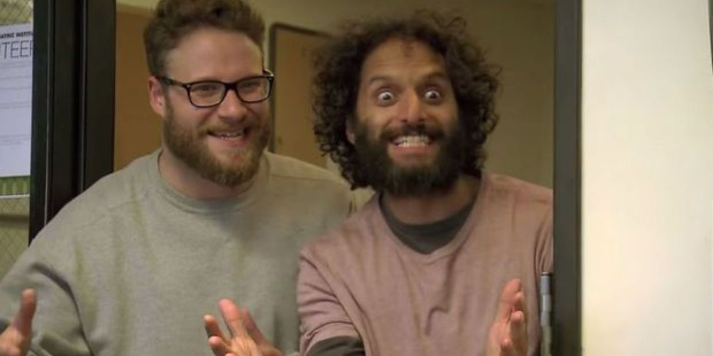 Seth Rogen and Jason Mantzoukas in The League