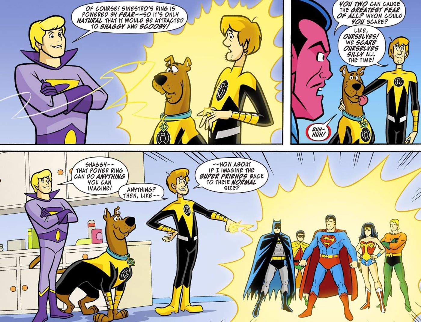 Shaggy et Scooby-Doo Sinestro Corps DC Comics