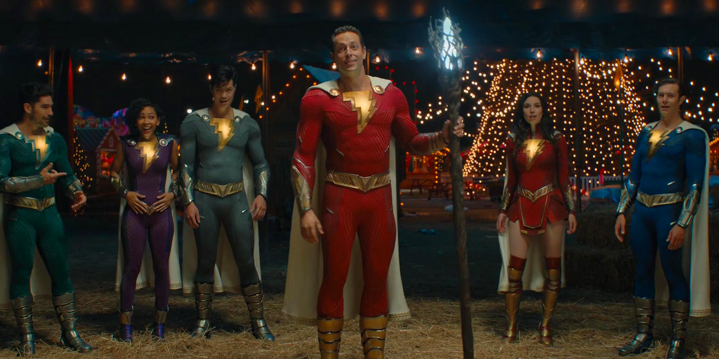 in the anger of the gods, the shazam family fires back