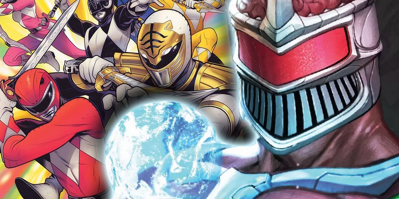 Lord Zedd and the Power Rangers.