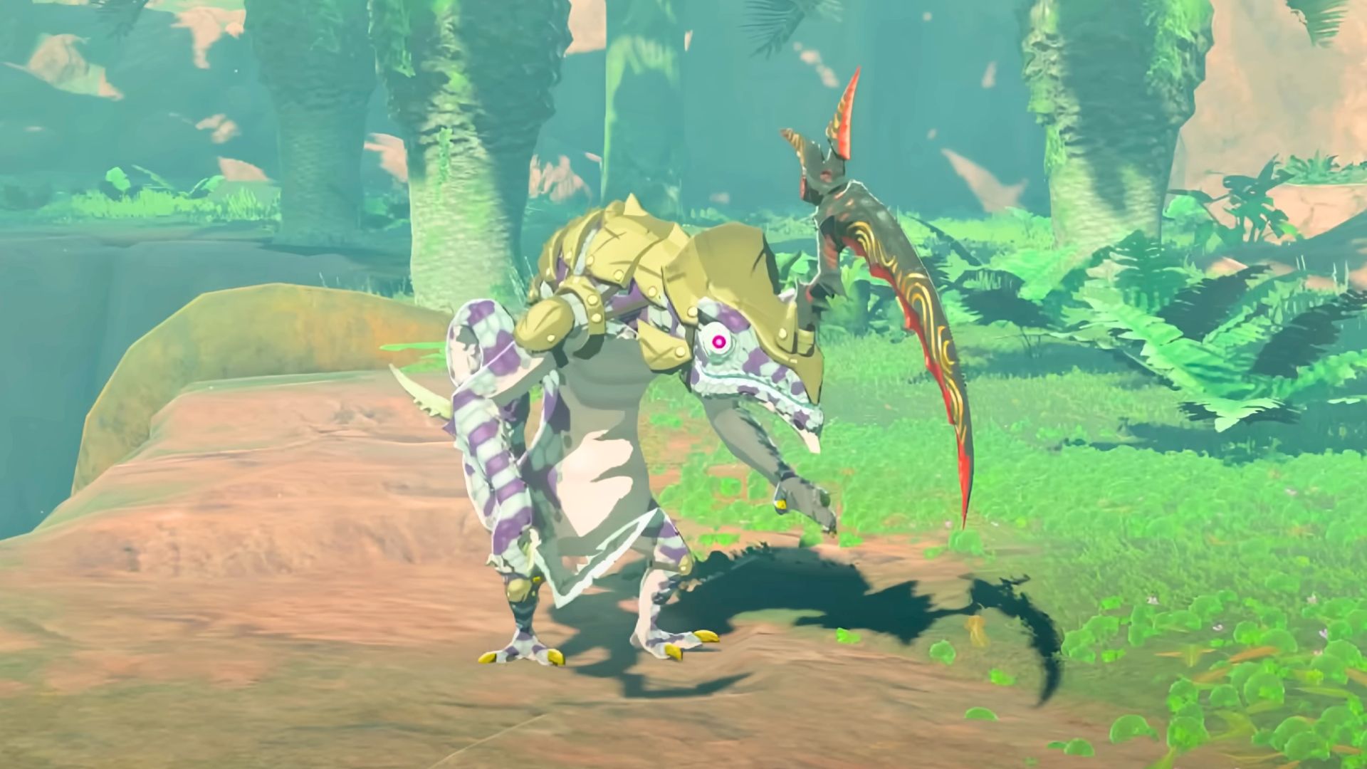 Musuh Silver Lizalfos di Zelda TOTK