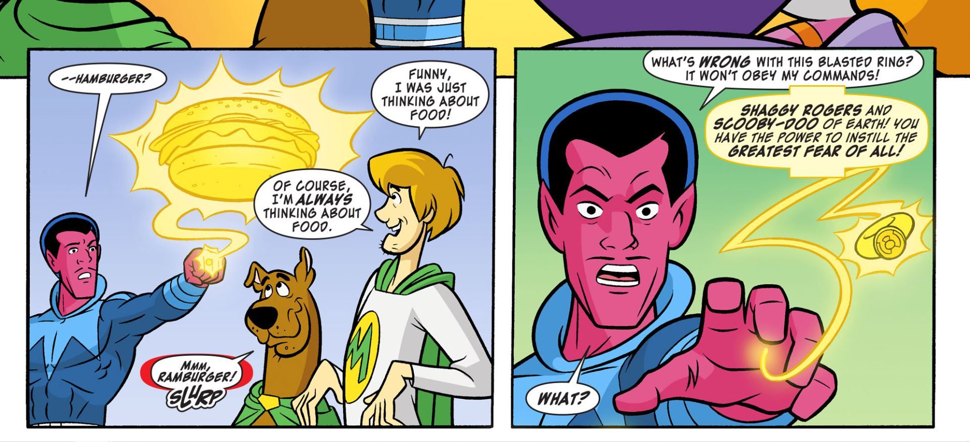 Sinestro Shaggy Scooby Doo DC Comics