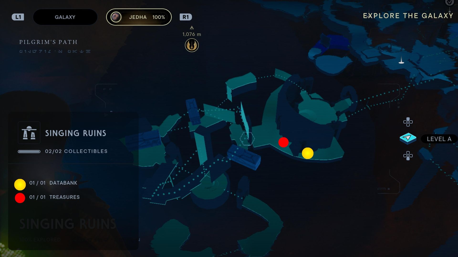Singing Ruins Collectibles Map in Jedi Survivor