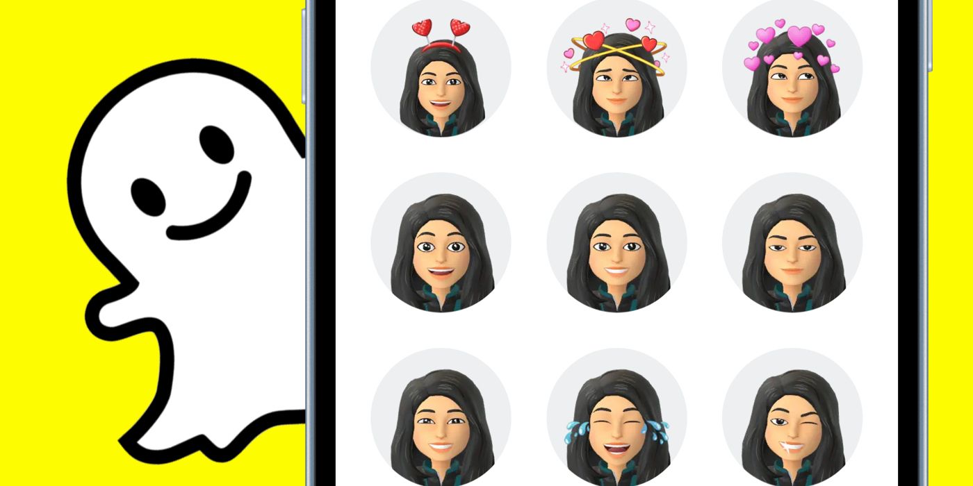 Snapchat 3D Bitmoji selfies with ghost