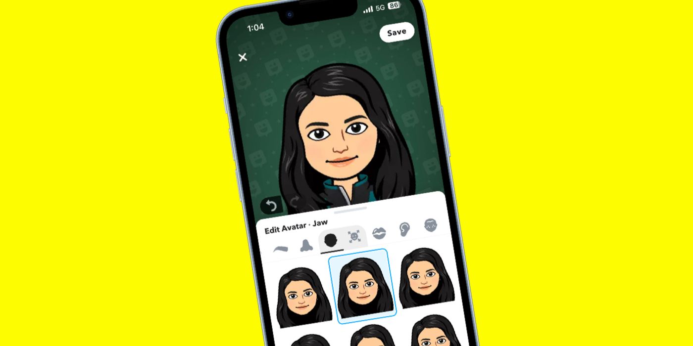Snapchat edit 3D Bitmoji