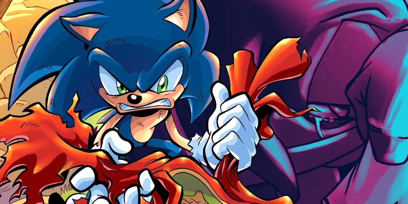 sonic the hedgehog angry and crying