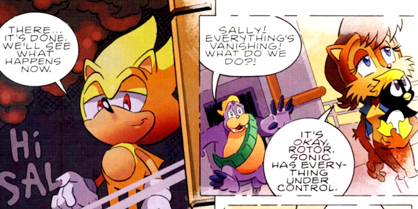 sonic the hedgehog message to sally