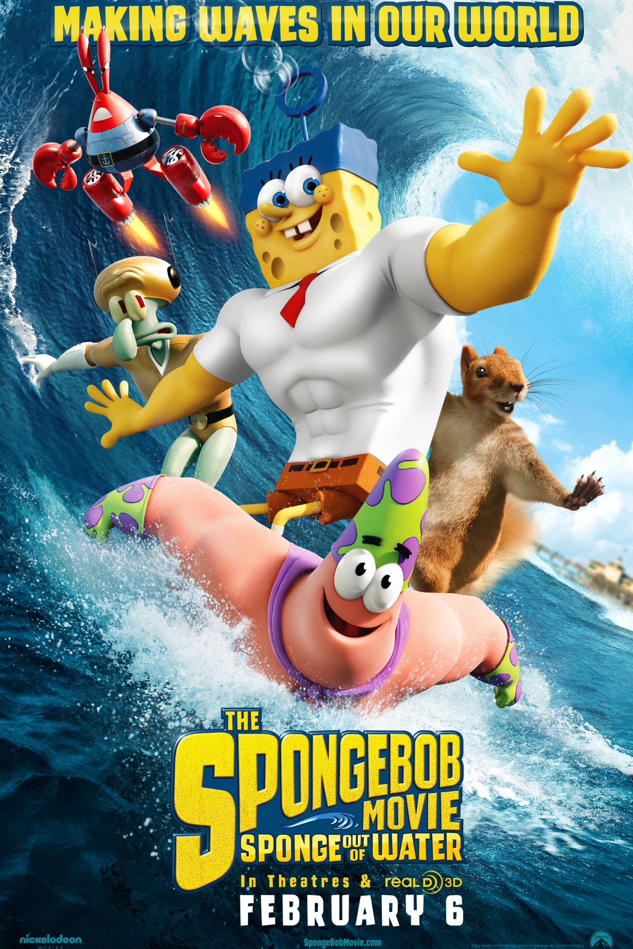Sponge Out Of Water Movie Poster SpongeBob