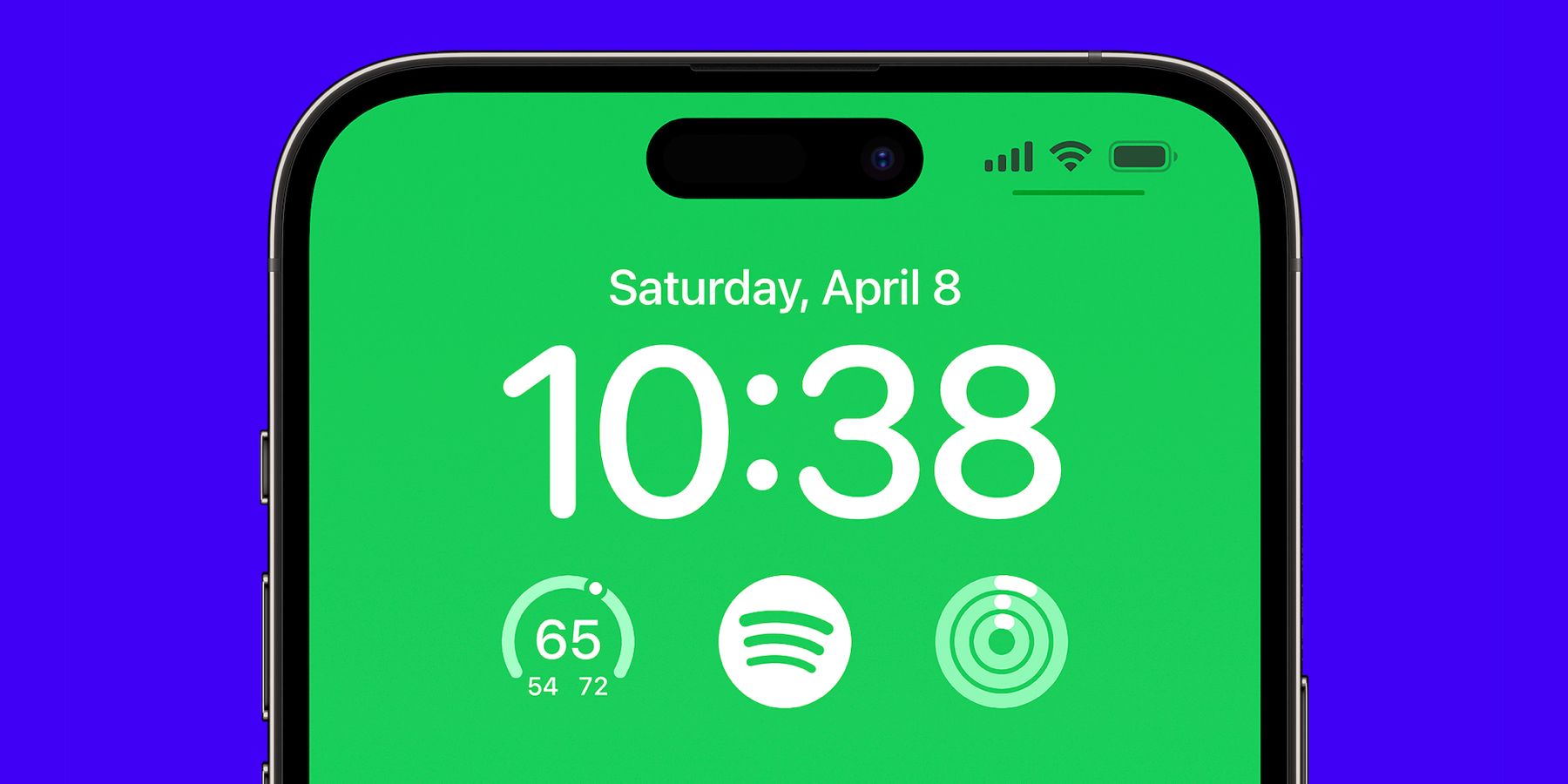Spotify iPhone Lock Screen Widget