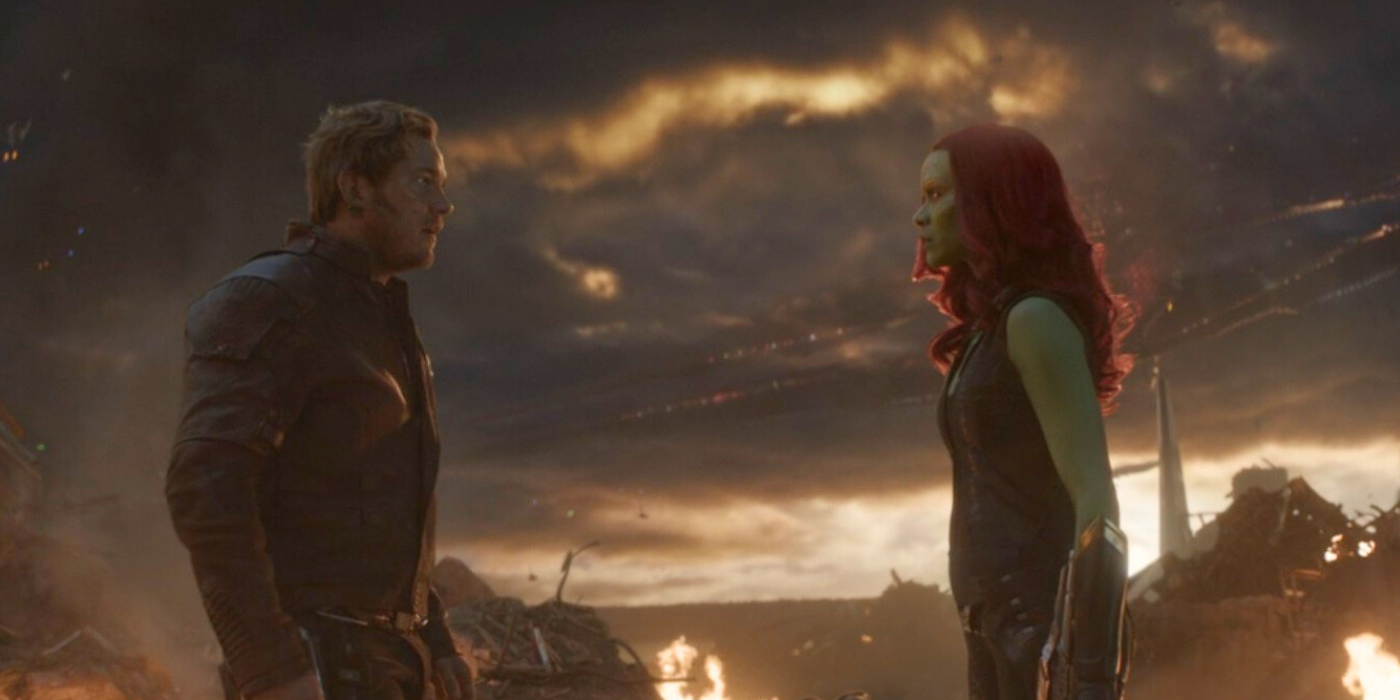 Star-Lord and Gamora reunite in Avengers: Endgame