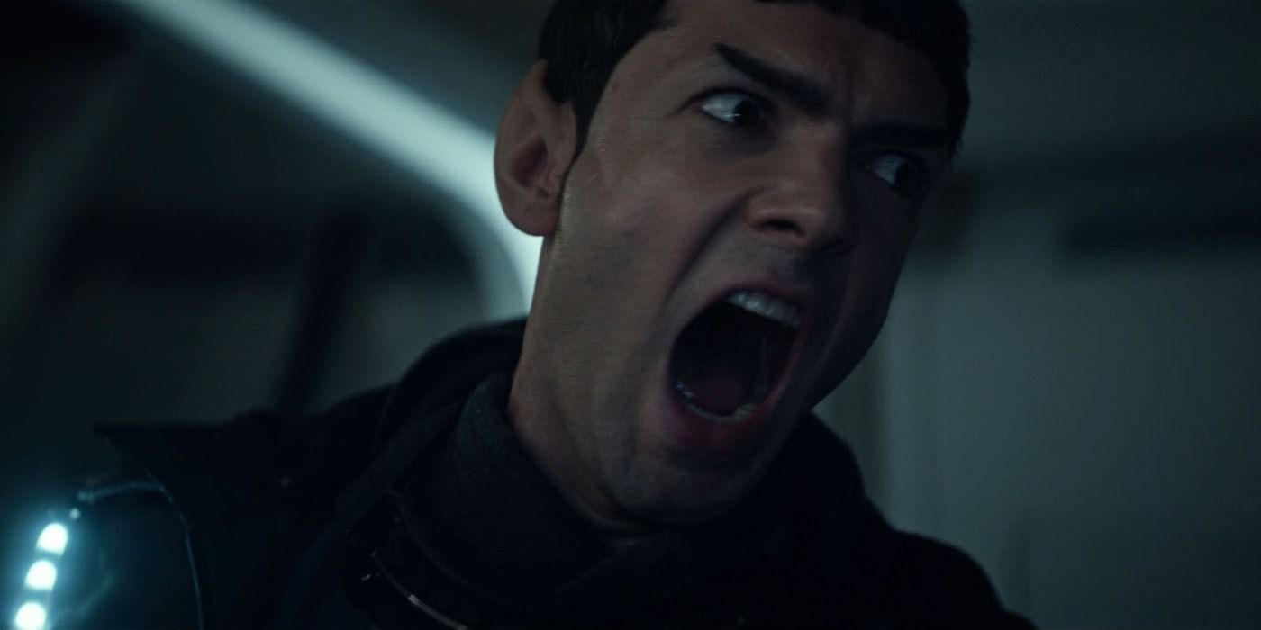 Star Trek Strange New World Spock Angry
