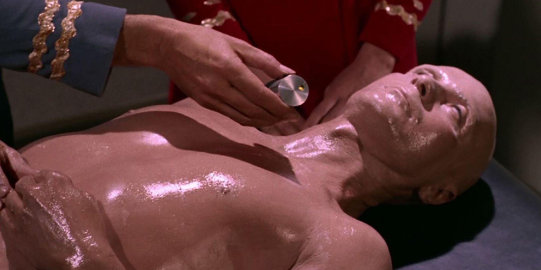 An Arretan android is analyzed in Star Trek: TOS - Return to Tomorrow