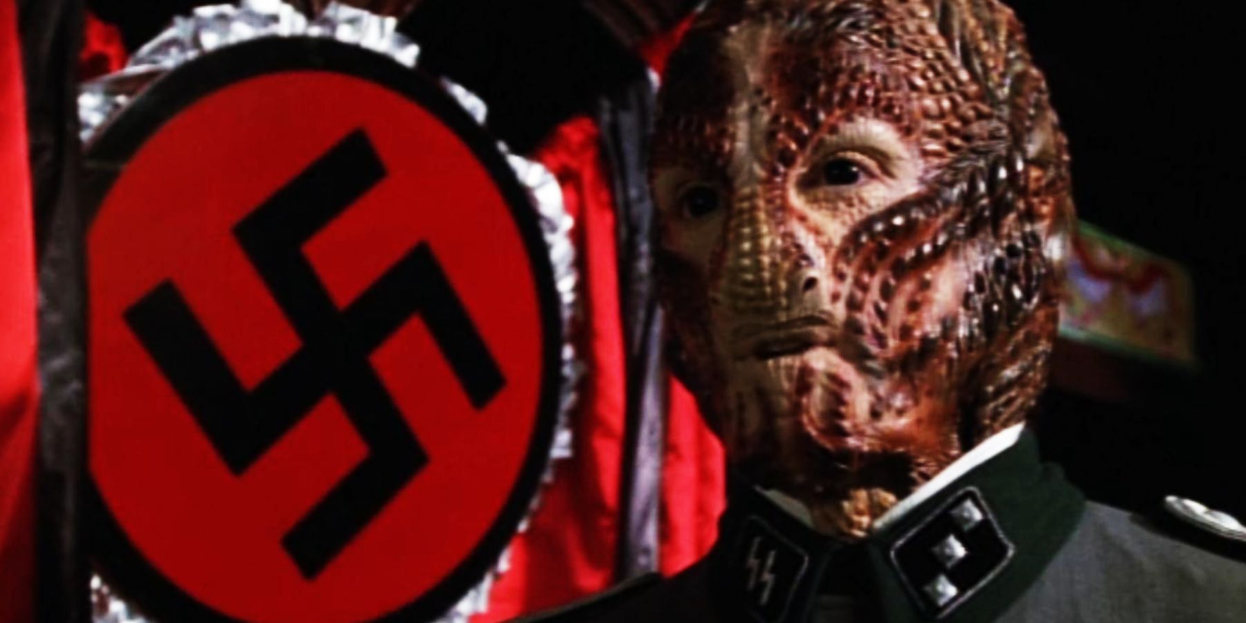 A Hirogen dressed as a Nazi in Star Trek: Voyager, The Killing Game