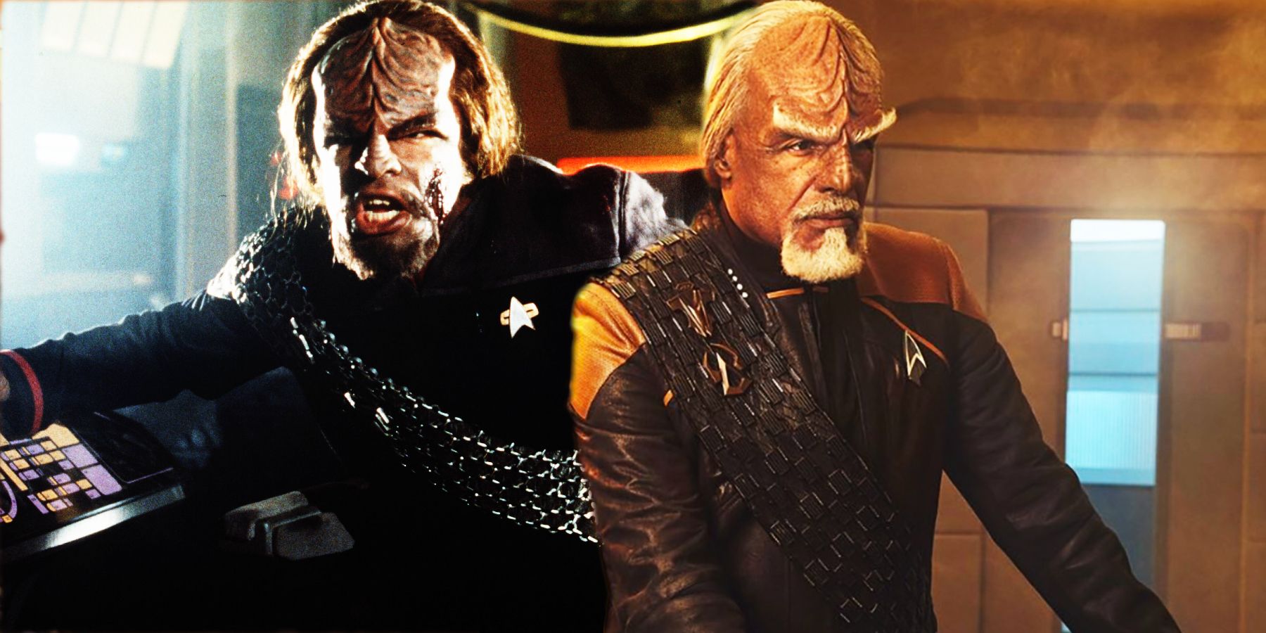 Worf in Star Trek: First Contact and Star Trek: Picard