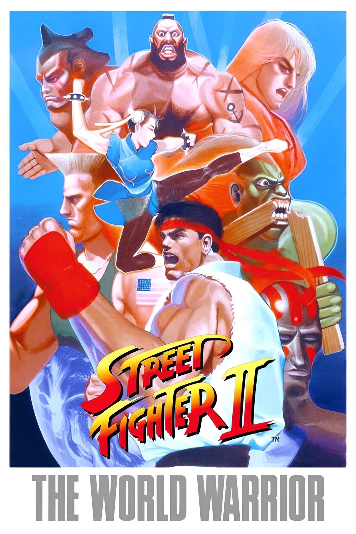 Street Fighter II Game Poster