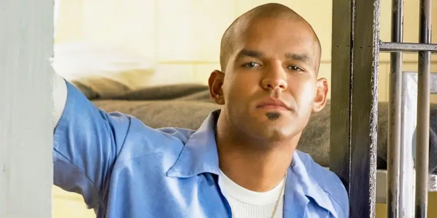 Sucre in a jail cell in Prison Break