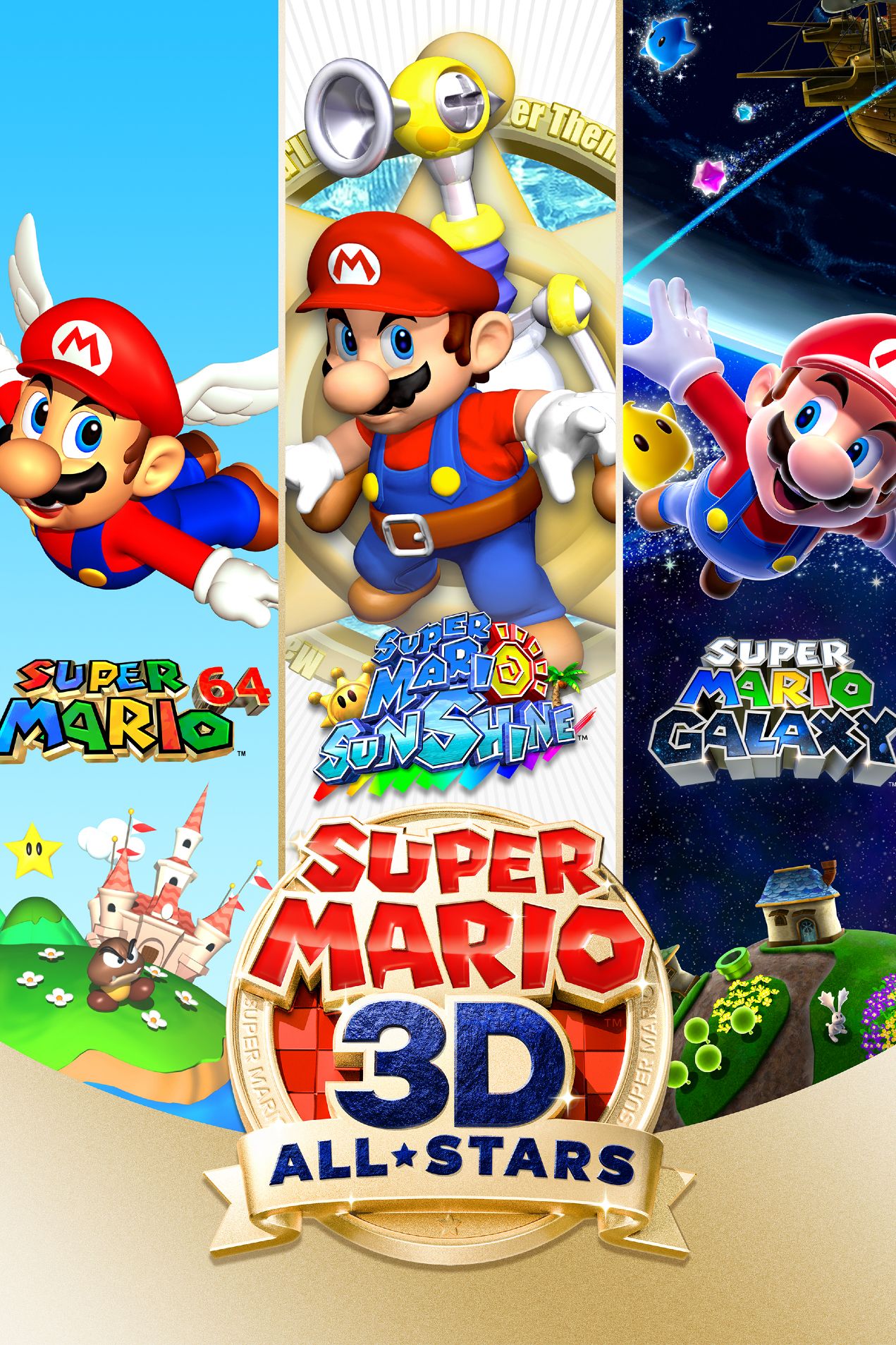 Super Mario 3D All-Stars Game Poster