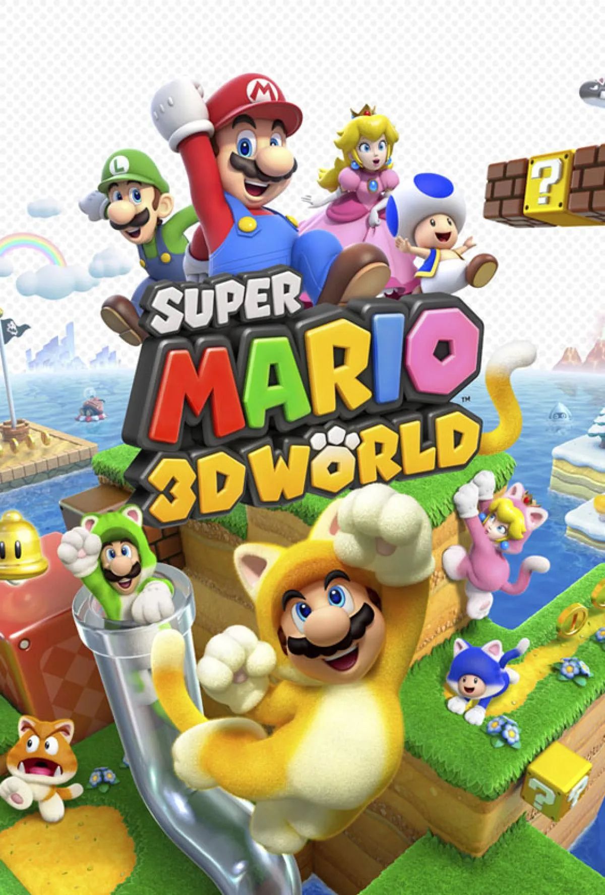 Super Mario 3D world Game Poster