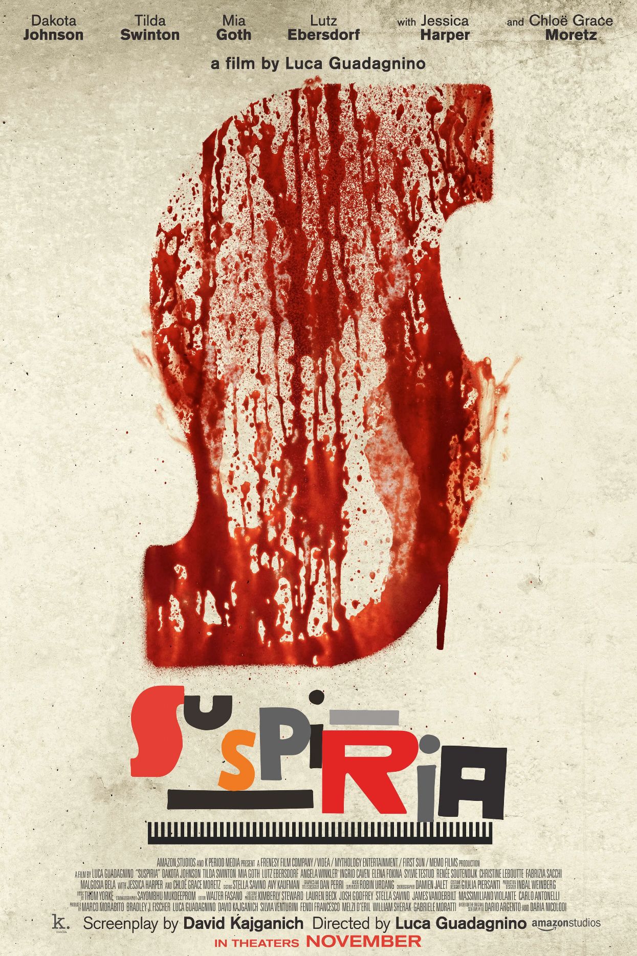 Suspiria Movie Remake 2018 Poster